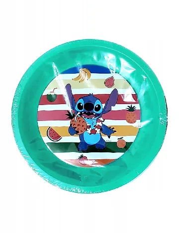 Set farfurii plastic reutilizabile 4 bucati Disney, verde