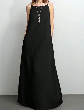 Rochie lunga SHEIN CURVE, negru