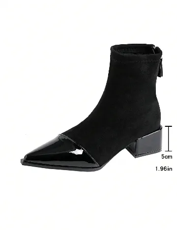 Botine SHEIN, negru
