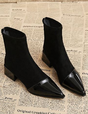 Botine SHEIN, negru