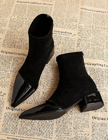 Botine SHEIN, negru