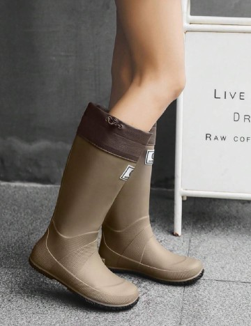 Cizme de ploaie SHEIN, verde