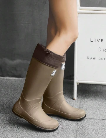 Cizme de ploaie SHEIN, verde