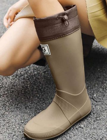 Cizme de ploaie SHEIN, verde