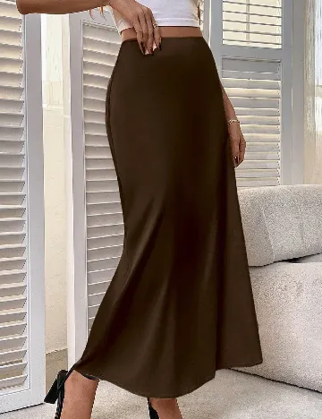 Fusta SHEIN, maro