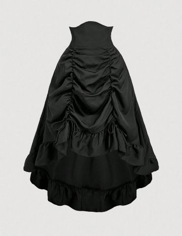 Fusta SHEIN CURVE, negru