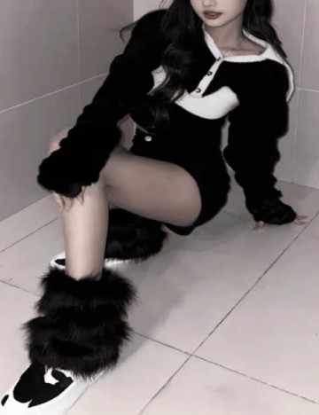 Jambiere SHEIN, negru