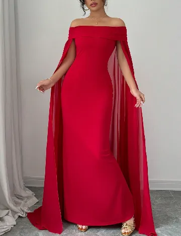 Rochie lunga SHEIN, rosu