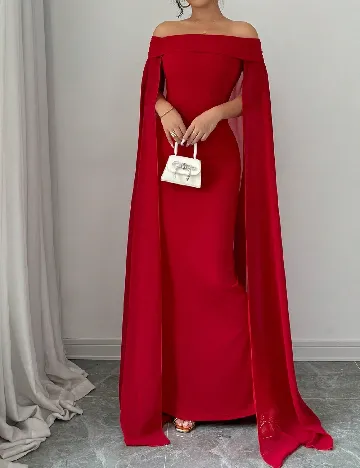 Rochie lunga SHEIN, rosu