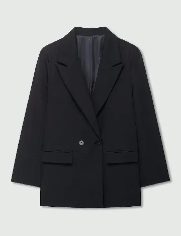 Sacou Oversize SHEIN, negru