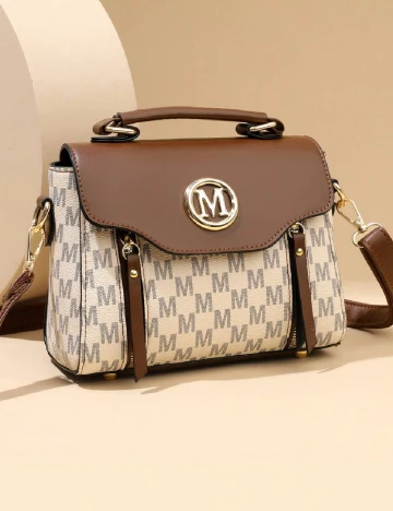 Geanta SHEIN, bej/maro