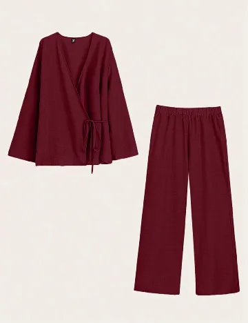 Compleu SHEIN CURVE, visiniu