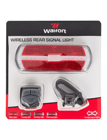 Lumina spate cu semnalizare wireless Walfort, rosu