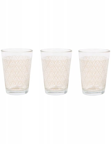 Set pahare 3 bucati Trend Glass, transparent