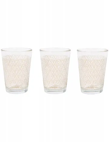 Set pahare 3 bucati Trend Glass, transparent