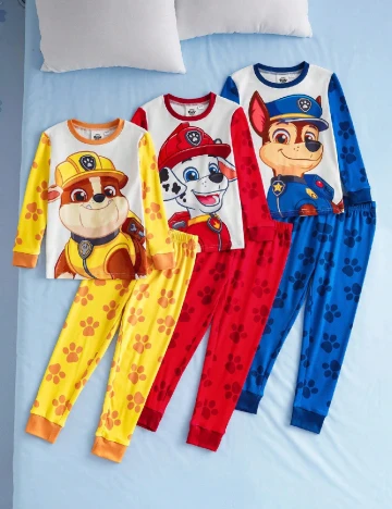 Set pijamale 3 perechi Shein Kids, mix culori