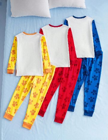 Set pijamale 3 perechi Shein Kids, mix culori