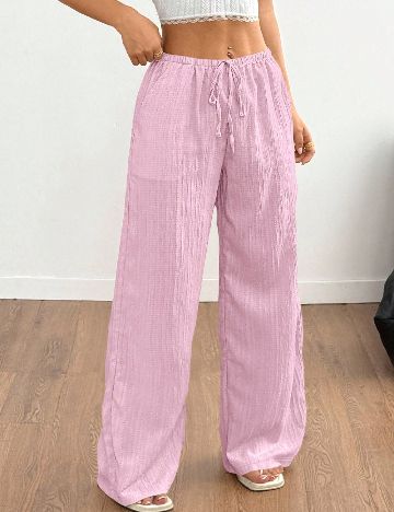 Pantaloni SHEIN, roz