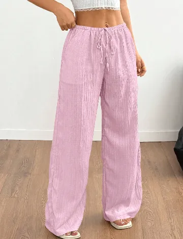 Pantaloni SHEIN, roz