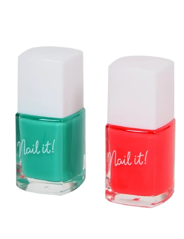 Set lac de unghii 2 bucati ACTION, mix culori