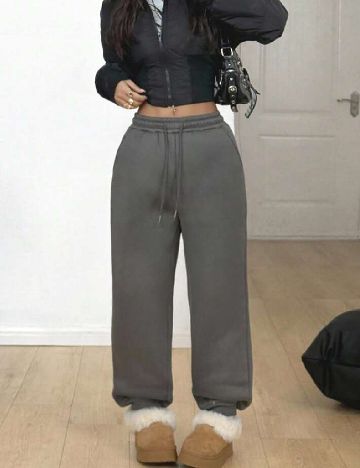 Pantaloni SHEIN, gri