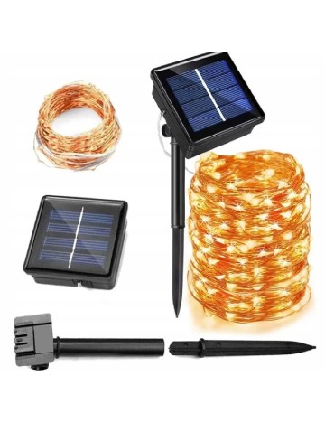 Instalatie cu incarcare solara Zd Trading, alb cald