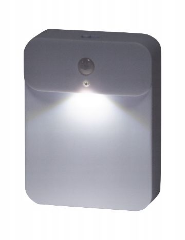 Lampa LED cu senzor de miscare, Zd Trading, negru/alb