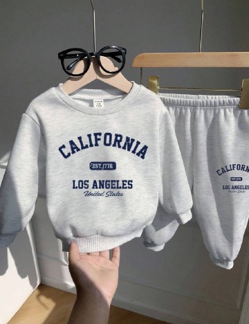 Compleu Shein Kids, gri