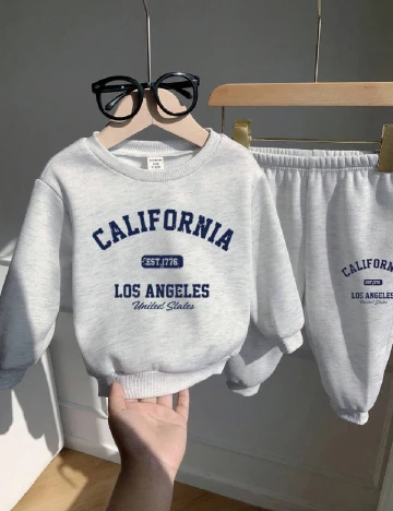 Compleu Shein Kids, gri