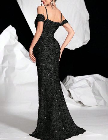 Rochie lunga SHEIN, negru