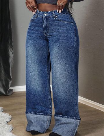 Blugi SHEIN CURVE, albastru