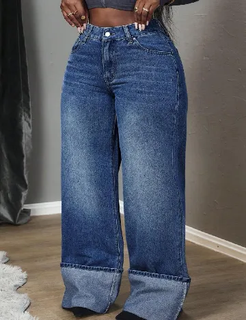 Blugi SHEIN CURVE, albastru