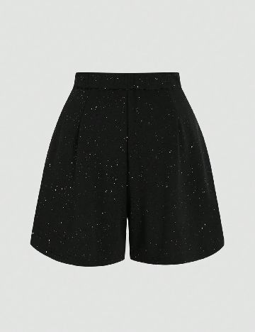 Pantaloni scurti SHEIN CURVE, negru