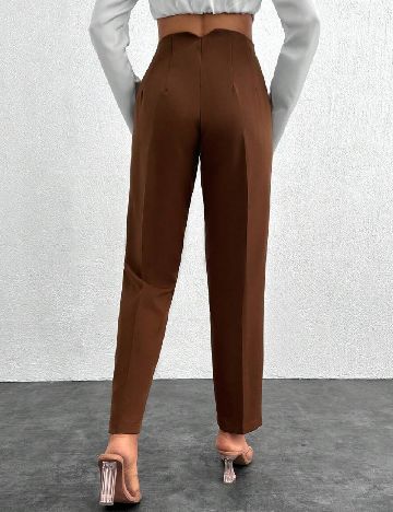 Pantaloni SHEIN, maro