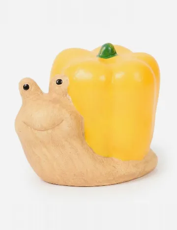 Accesoriu decorativ ACTION, galben/bej