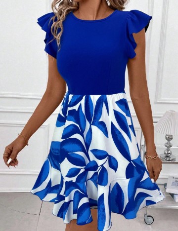 Rochie scurta SHEIN, albastru