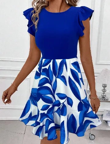 Rochie scurta SHEIN, albastru