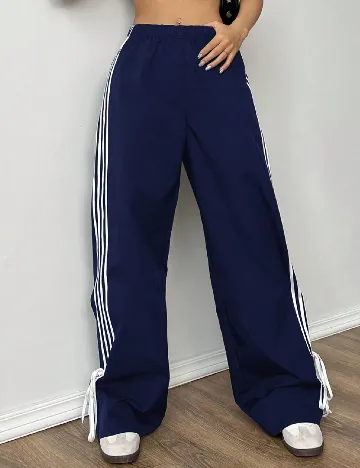 Pantaloni SHEIN, bleumarin