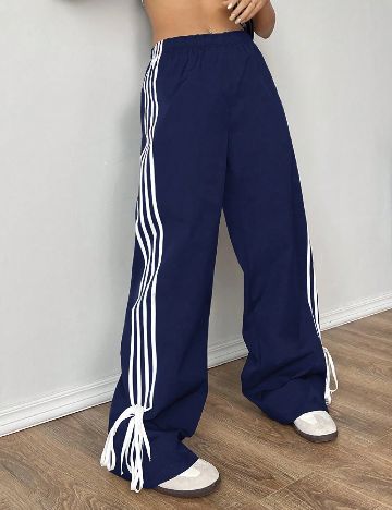 Pantaloni SHEIN, bleumarin