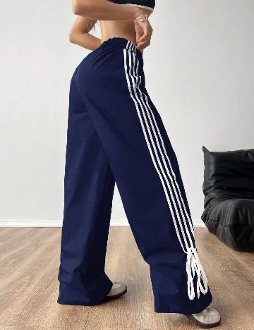 Pantaloni SHEIN, bleumarin