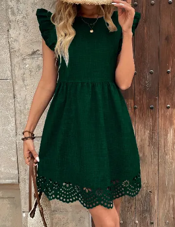 Rochie scurta SHEIN, verde
