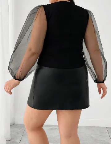 Bluza SHEIN CURVE, negru