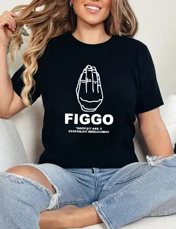 Tricou SHEIN CURVE, negru