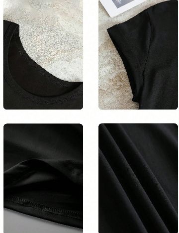 Tricou SHEIN CURVE, negru