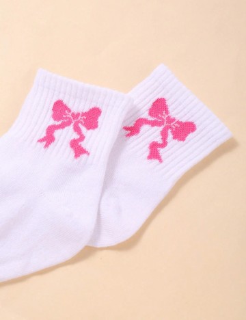 Set sosete 5 perechi Shein Kids, alb