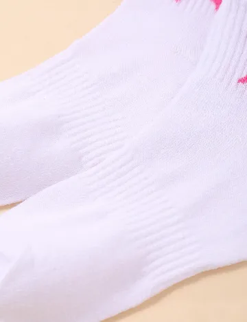 Set sosete 5 perechi Shein Kids, alb