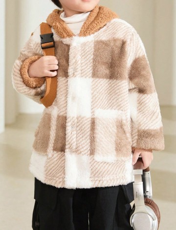 Jacheta Shein Kids, maro/alb