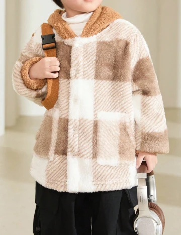 Jacheta Shein Kids, maro/alb