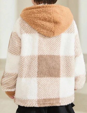 Jacheta Shein Kids, maro/alb