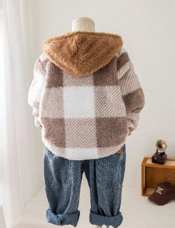 Jacheta Shein Kids, maro/alb